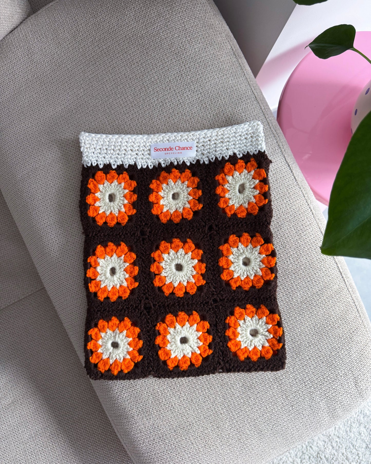 Housse d'ordinateur en crochet